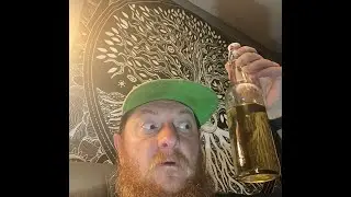 FERMENTED WORLD is live prematurely tasting the white pyment (grape juice mead) #fermentedworld