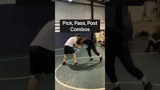Pick, Pass, Post wrestling setups #wrestling #combatsports #grappling #wrestlingsetup
