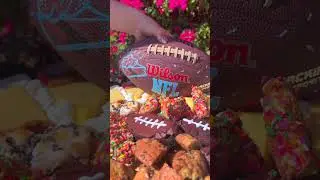 FOOTBALL Dessert tray by Fireman Derek's - Best Dessert Pie Chuterie board ideas