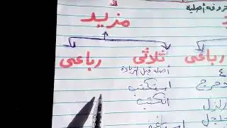 المجرد والمزيد الصف الاول الاعدادى... شرح ...و... تدريبات ..هتعرف تحل الاسئلة بسهولة