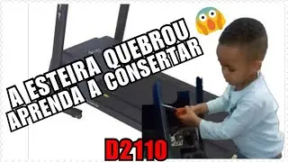 Esteira Dream DR 2110 afundou a Lona - RESOLVIDO (com ajuda de uma criança de 2 anos)