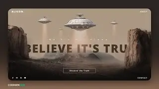 How to make an Animated Parallax Website using HTML & CSS – Full Web Design Process