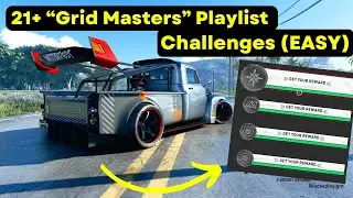 Как БЫСТРО пройти 21+ испытаний «Gymkhana Grid Masters» в The Crew Motorfest!