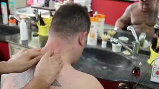 ASMR TURKİSH BARBER MASSAGE HEAD NECK BACK AMR EAR FACE MASSAGE THERAPY