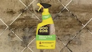 Clean Dirty Grout Build-Up with Goo Gone Grout & Tile Cleaner