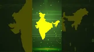India digital map intro vertical video  #stockvideo #indianmap #indianmap #mapofindia