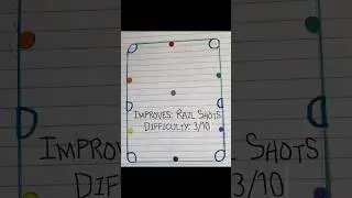 Easy Drill to Get Better at Pool and Billiard Rail Shots