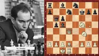 Tal Wins Candidates' Brilliancy - Tal vs. Smyslov, 1959