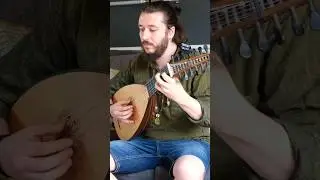 Balletto, a beautifully elegant piece played on Lute. #renaissancemusic #lute