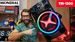 TORRE DE SOM MONDIAL XSOUND TM-1200 1200W: AGORA SIM! Quanta EVOLUÇÃO! (Analise/Unboxing)