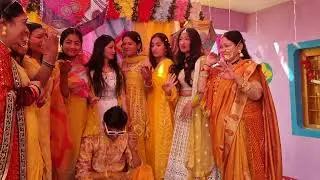Bhai Ki haldi ceremony #pahadi shadi 