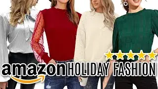 Amazon Holiday Fashion Haul: Sequins, Sparkle & Last-Minute Finds