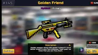 How To Get The Golden Friend In Pixel Gun 3D 2021 (Not A Scam)