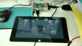 Touchscreen powered by Raspberry Pi's USB port
