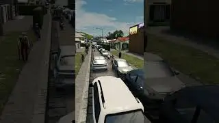 Heavy Traffic Flow In Cities Skylines #19