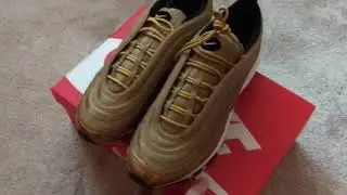 Unboxing Nike Air Max 97 CR7 Ronaldo Gold