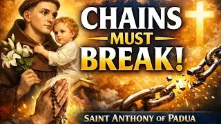 🙏⚡BREAK EVERY CHAIN NOW! | POWERFUL PRAYER TO SAINT ANTHONY FOR SPIRITUAL FREEDOM⚡🙏