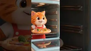 Pizza Rocket Fail 🚀🍕 | Chef Cat Funny Cooking Shorts
