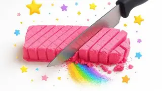 Satisfying Pink Magic Sand Cutting Asmr Video.#asmr #satisfying 