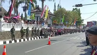 Atraksi polwan polres kuningan Jawa Barat