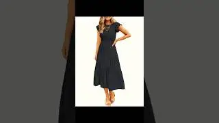 Effortless Summer Style: ZESICA Midi Dress