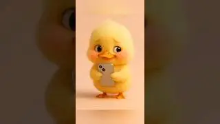 Adorable cute baby duck moves❣️ #cuterats cartoon / cat videos / dubi dubi dum dum/ cute duck dance