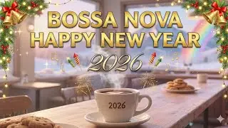 Happy New Year 2026 Jazz 🎆 Bossa Nova Morning Cafe ☕ Relaxing Jazz Coffee Music