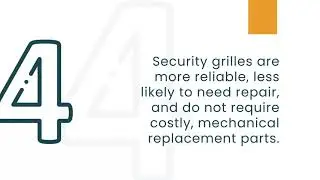Security grilles: the superior solution to roller shutters