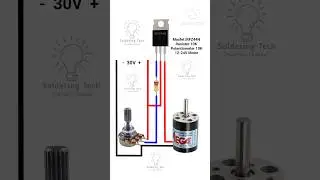 How to make DC Motor speed controller circuit #shorts #diy #viral