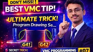 G41 G42 Explained | 99% CNC Operators Make This Mistake 😱 | VMC Programming
