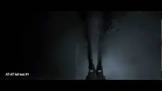 Star Wars AT-AT falling test #1