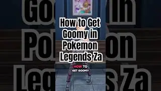 Goomy Location Pokemon Legends ZA #pokemon #pokemonchannel #pokemonza #gaming #pokemonvideo