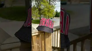 Jordan 23 bucket hat, made using a Bulls jersey, one of a kind. #jordan23 #jordan #chicagobulls