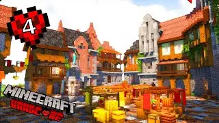 I built a Villager Inn and Working Blacksmith in Hardcore Minecraft