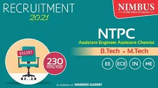 NTPC AE Recruitment 2021 |Post-230 | latest Engineering Jobs 2021 | Latest Job Updates 2021 | NIMBUS
