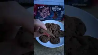 Who&rsquo;s ready for a @chipsahoy from the Upside Down? #strangerthings #chipsahoy #cookies #spooky