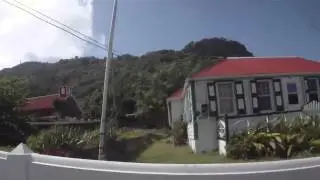 The Road - Windwardside to Fort Bay Harbor - Saba
