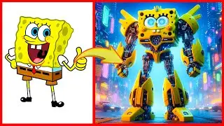 SpongeBob SquarePants as Transformers🤩 - All Characters