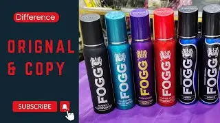 Difference Between ORIGNAL and COPY of FOGG perfume #perfume #review