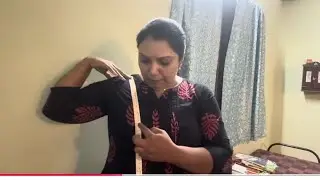 Churidhar cutting /body measurements/very easy method #stitching #stitchingclassforbeginners