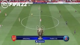 FIFA 22 Arsenal vs Paris Saint Germain - UEFA Champions League - Gameplay PC FULL HD