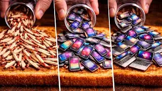 #satisfying #viralvideo #cricketbat #mobile #laptop #bike #bread #hyperrealistic #asmr 