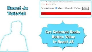 how to get selected radio button value in react js || radio button in react js😊✔