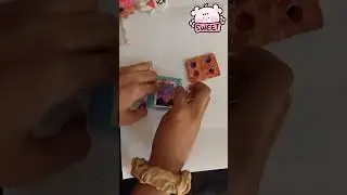 Mini painting with mini things #easy #ytshort #fun #viral #creativity #paint
