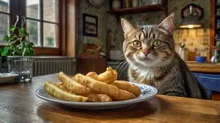 &ldquo;POV: Your Cat Tries to Steal Your Chips 😂🐾 #CaughtIn4K&rdquo;