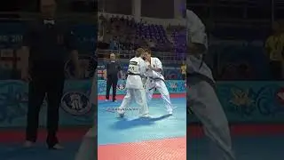 -55 Zsofia Szabo (HUN, aka) - Alyona Veresnyak (UKR) European Shinkyokushin Karate Championship 2016