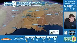 The Digital Weather Desk: AM (Monday, 2/2/2026)