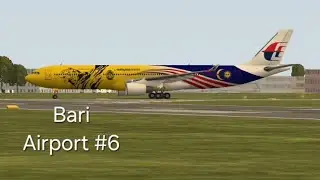 Plane Spotting Bari | WOA World Of Airports | Rare A330-200 Malayan Tiger