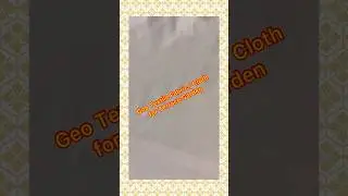 Geo Textile Cloth in Terrace Farming