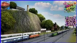Howrah Mail & Chennai Mail Parallel Crossing Near Kharagpur - Indian Train Simulator - 101 Episode